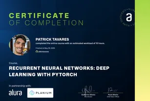 Recurrent Neural Networks - Deep Learning with PyTorch preview